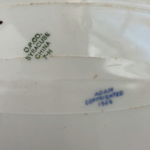 Vintage Ironstone Tray with blue pattern - Picture 5 of 6